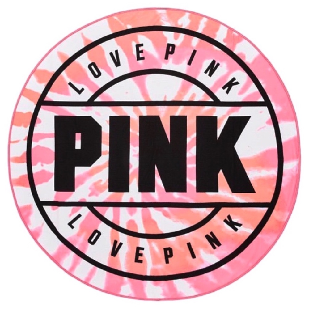 NEW PINK Victoria’s Secret Circle Beach Towel